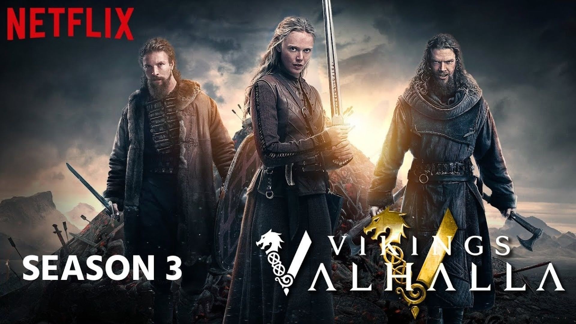 Vikings: Valhalla (2024) S03 Hindi Dubbed Complete Netflix WEB-DL 480p