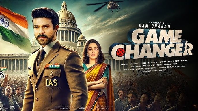 Game Changer (2025) Dual Audio [Hindi + Telugu] WEB-Rip 1080p